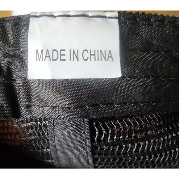 EC Embroidered Trucker Hat Orange Black Mesh Adjustable Snapback Baseball Cap K - Picture 8 of 8